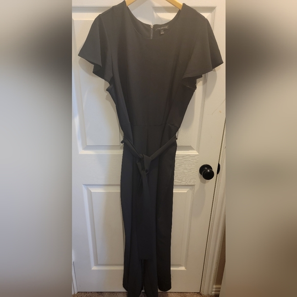 Black Wide-leg Jumpsuit - Picture 8 of 10